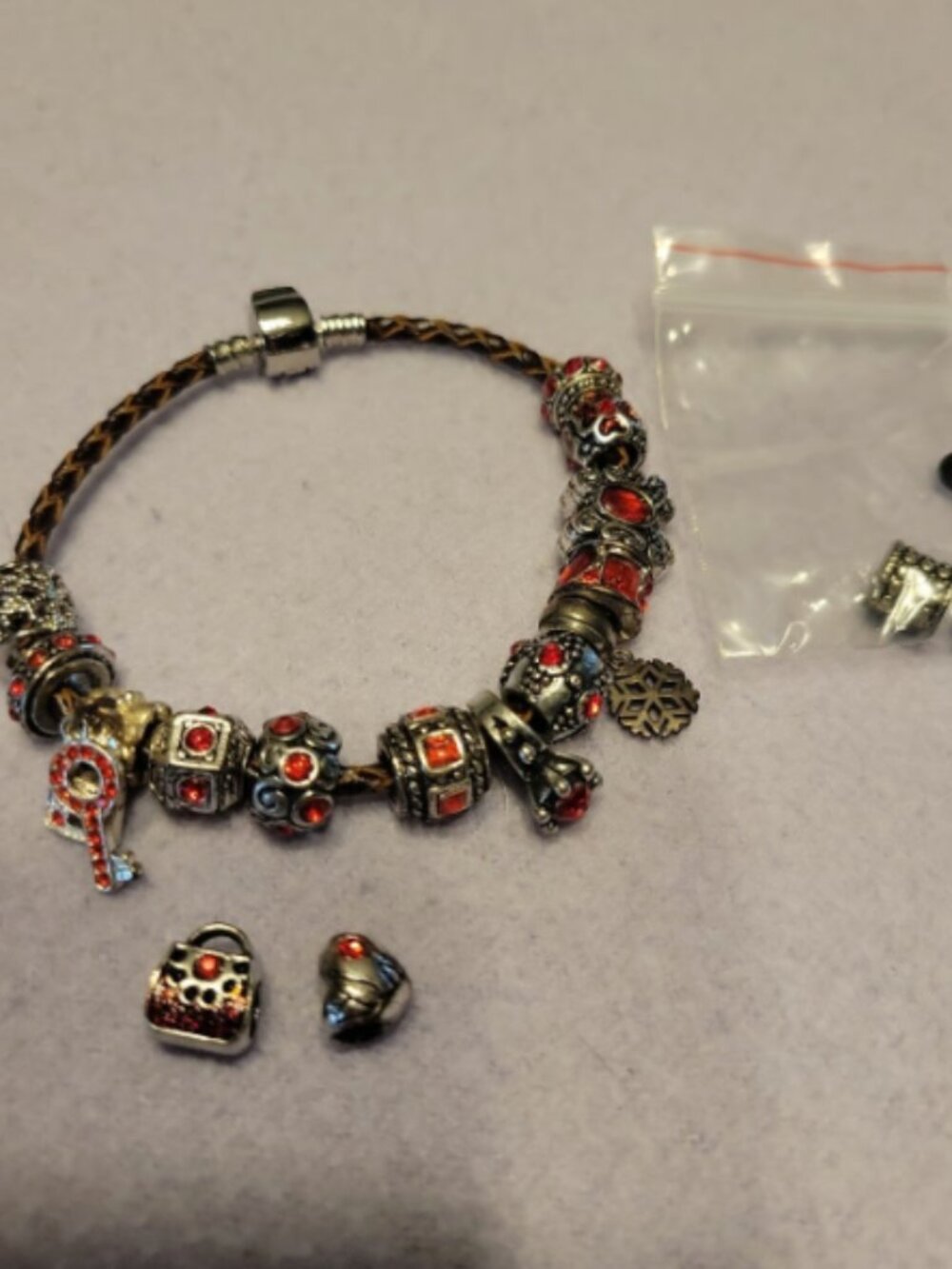 Timeline trinketts european master charm bracelet
